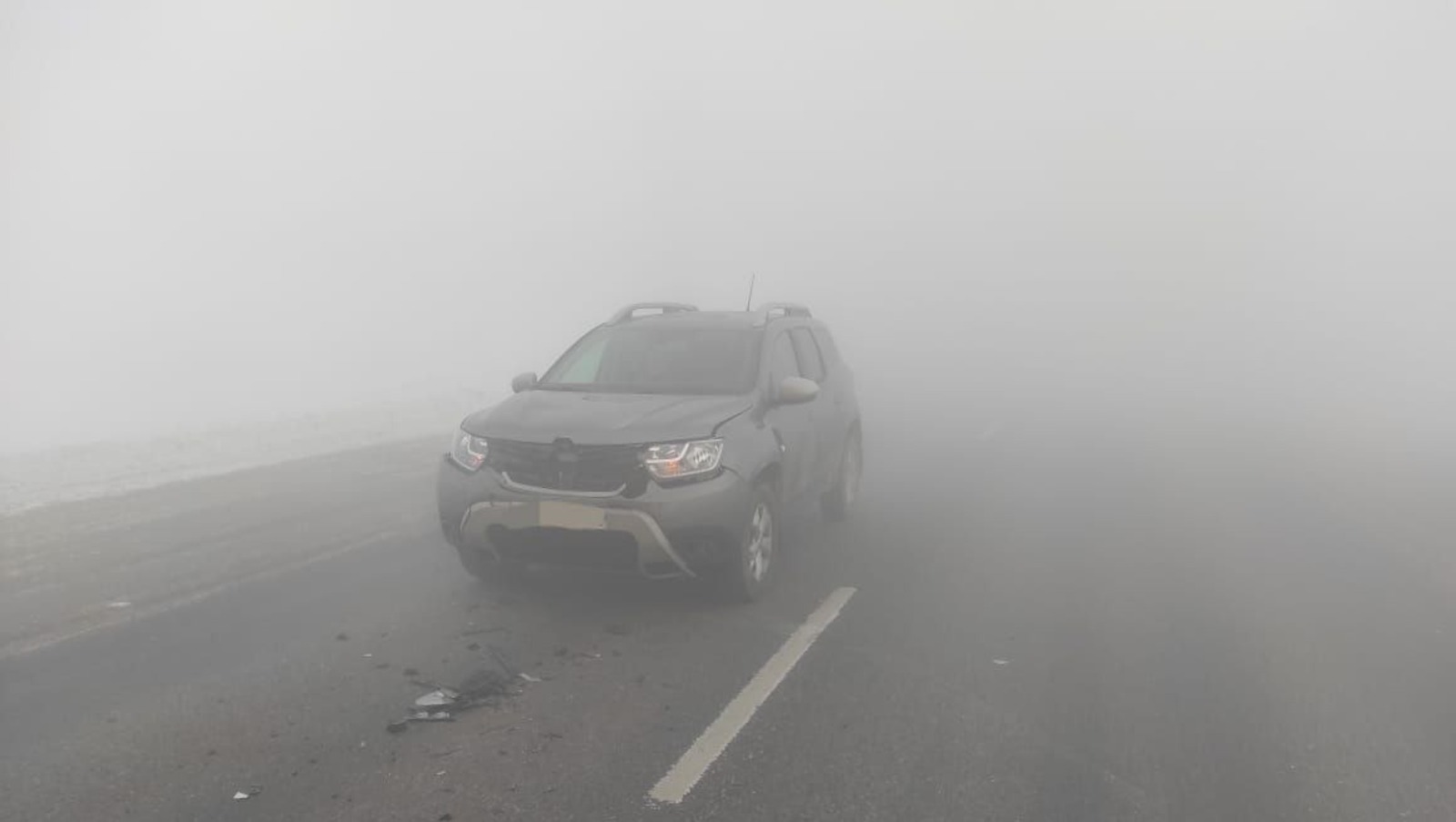 В Стерлитамакском районе из-за сильного тумана столкнулись четыре автомобиля