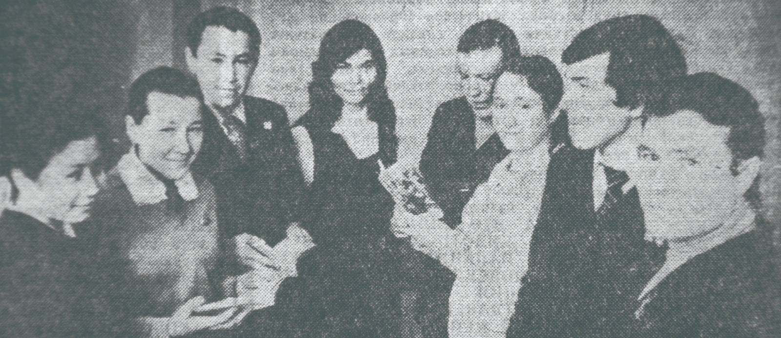 В райкоме комсомола. 12 февраля 1976 г.