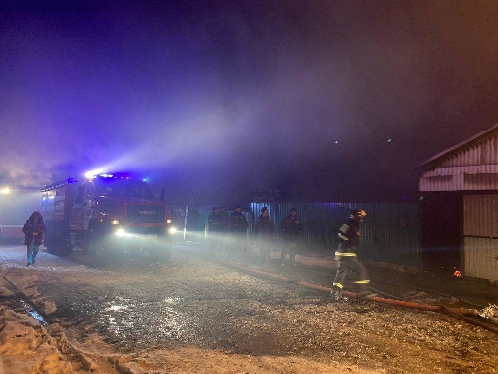 В Стерлитамакском районе сегодня ночью произошёл пожар, есть погибшие
