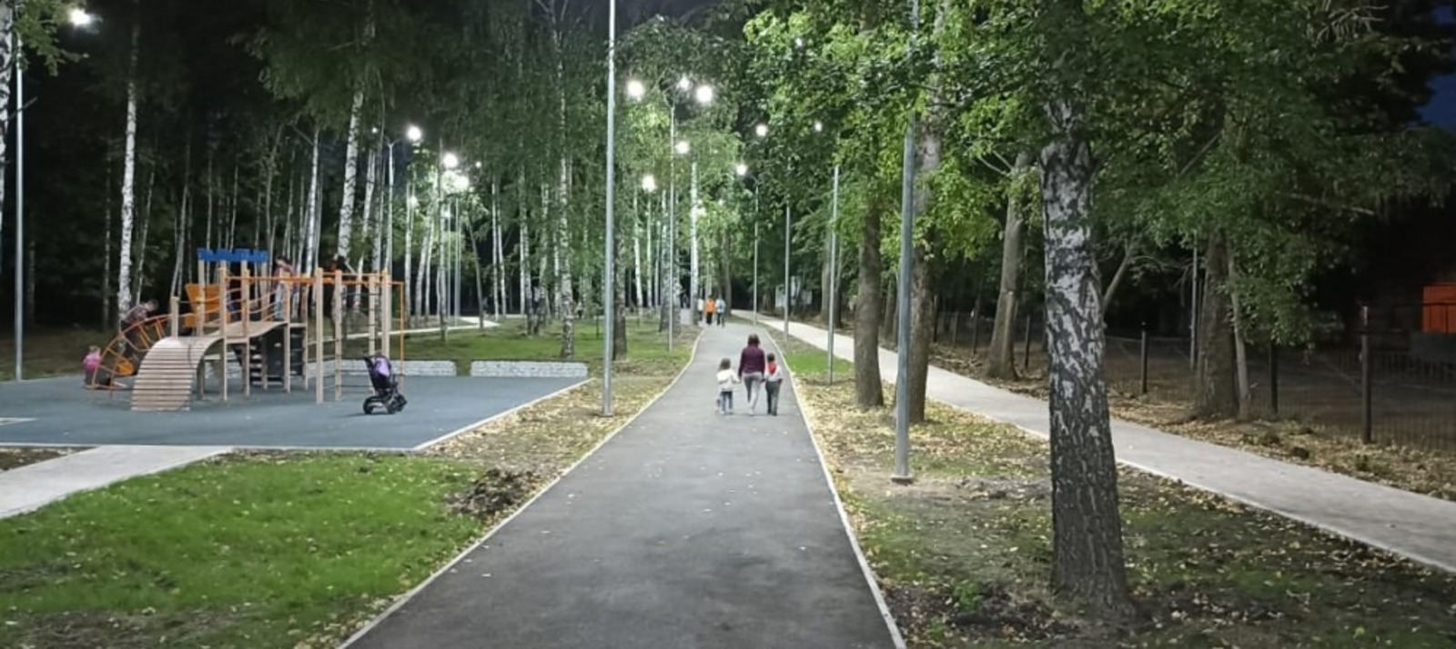 В парке Бирска завершился второй этап благоустройства благодаря нацпроекту