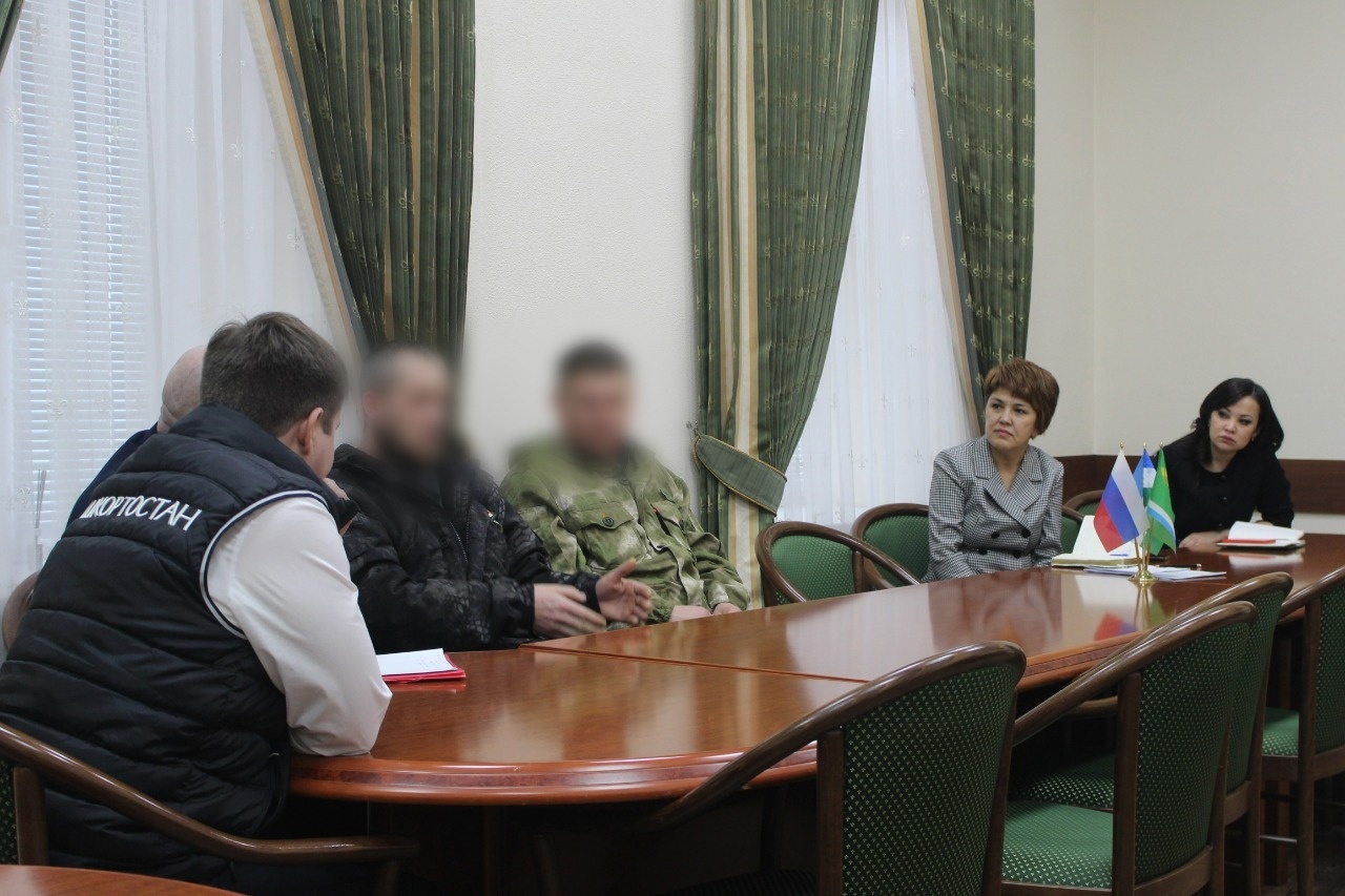 Глава Стерлитамакского района встретился с участниками специальной военной операции
