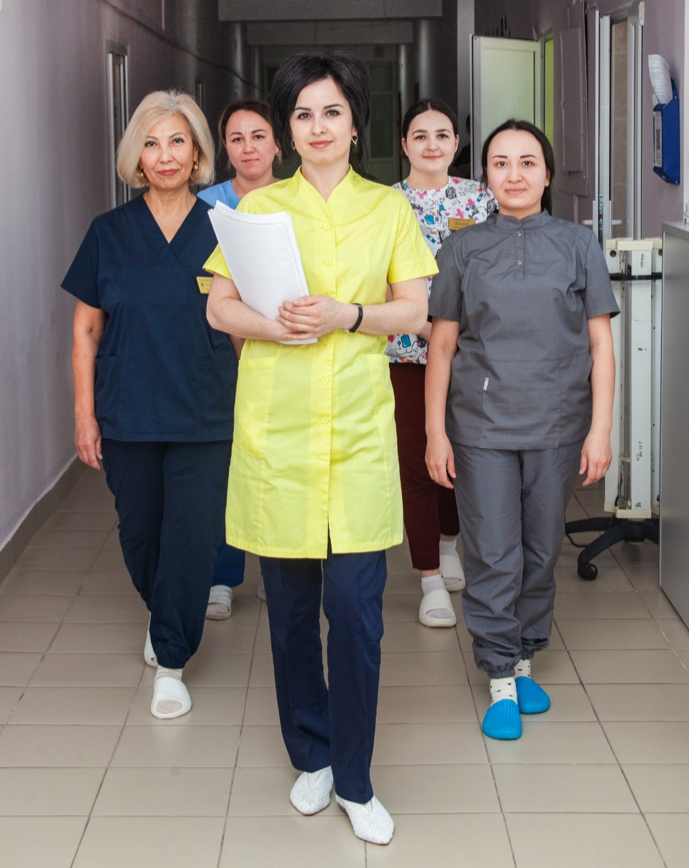 Команда старшей медсестры  Альфии Зазулиной всегда готова  прийти на помощь