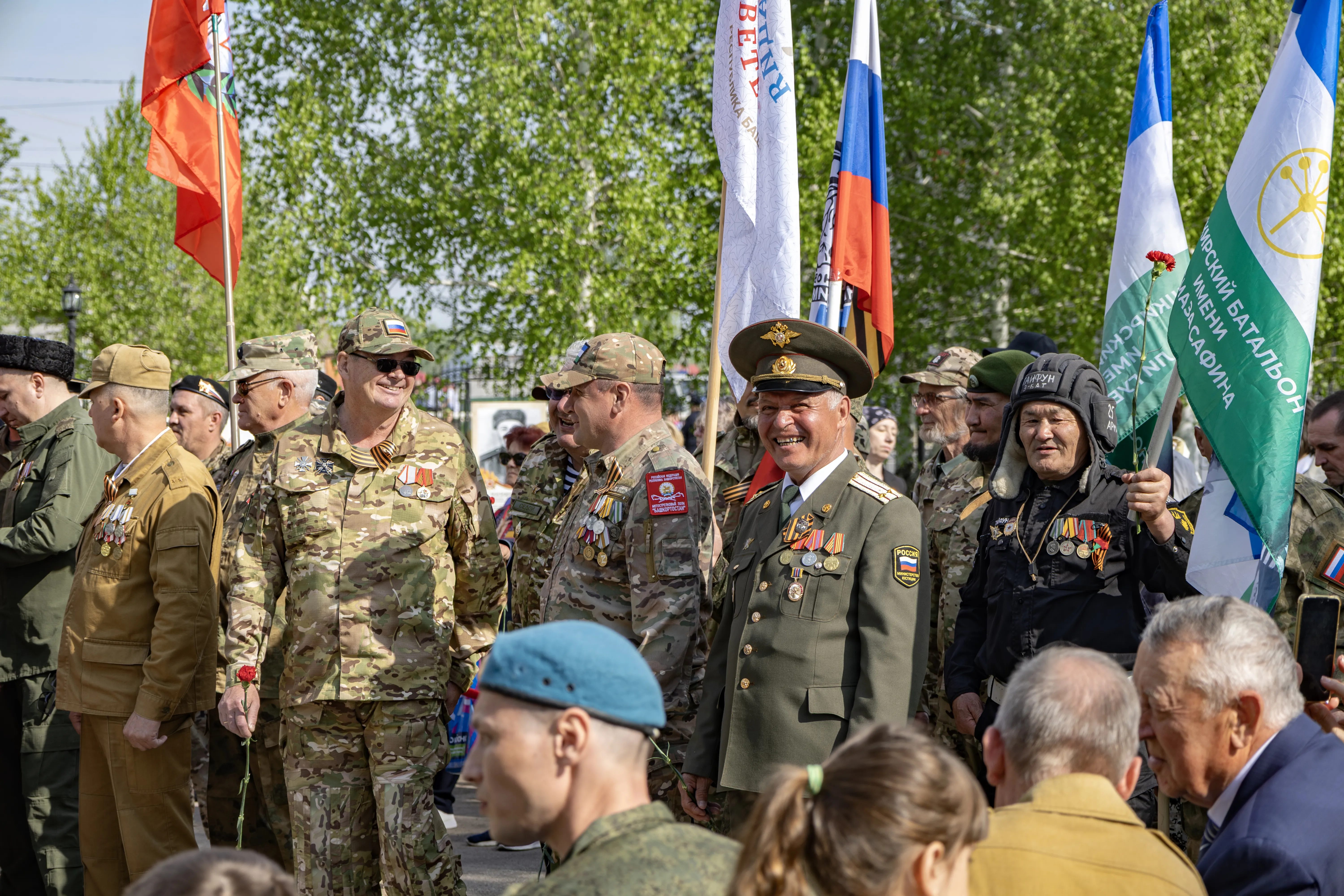В Стерлитамакском районе в День Победы состоялся торжественный митинг