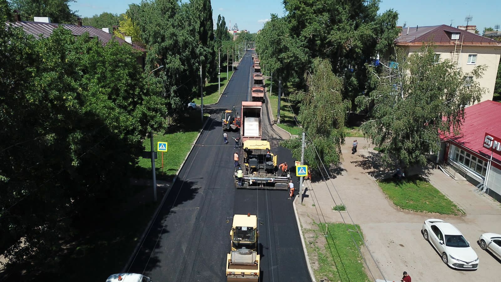 В Стерлитамаке благодаря нацпроекту обновляют улицу Кочетова
