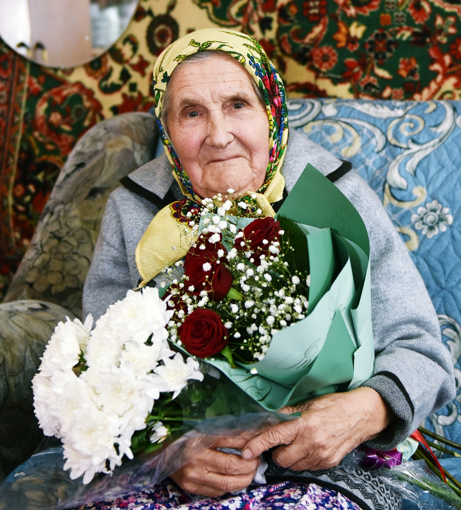 В Стерлитамакском районе чествуют женщину-долгожителя