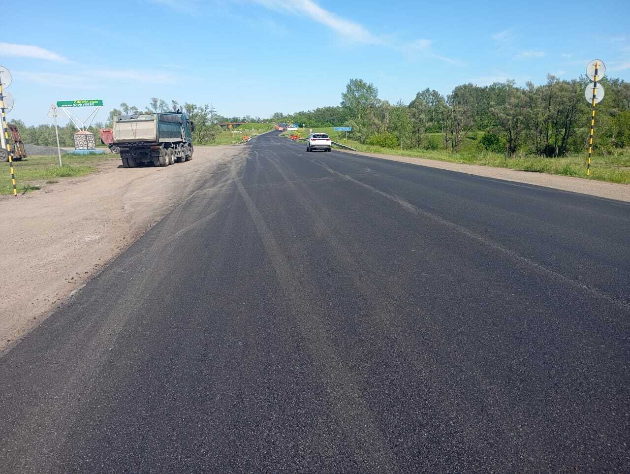 На участке дороги Уфа – Инзер – Белорецк обновили асфальтовое покртытие