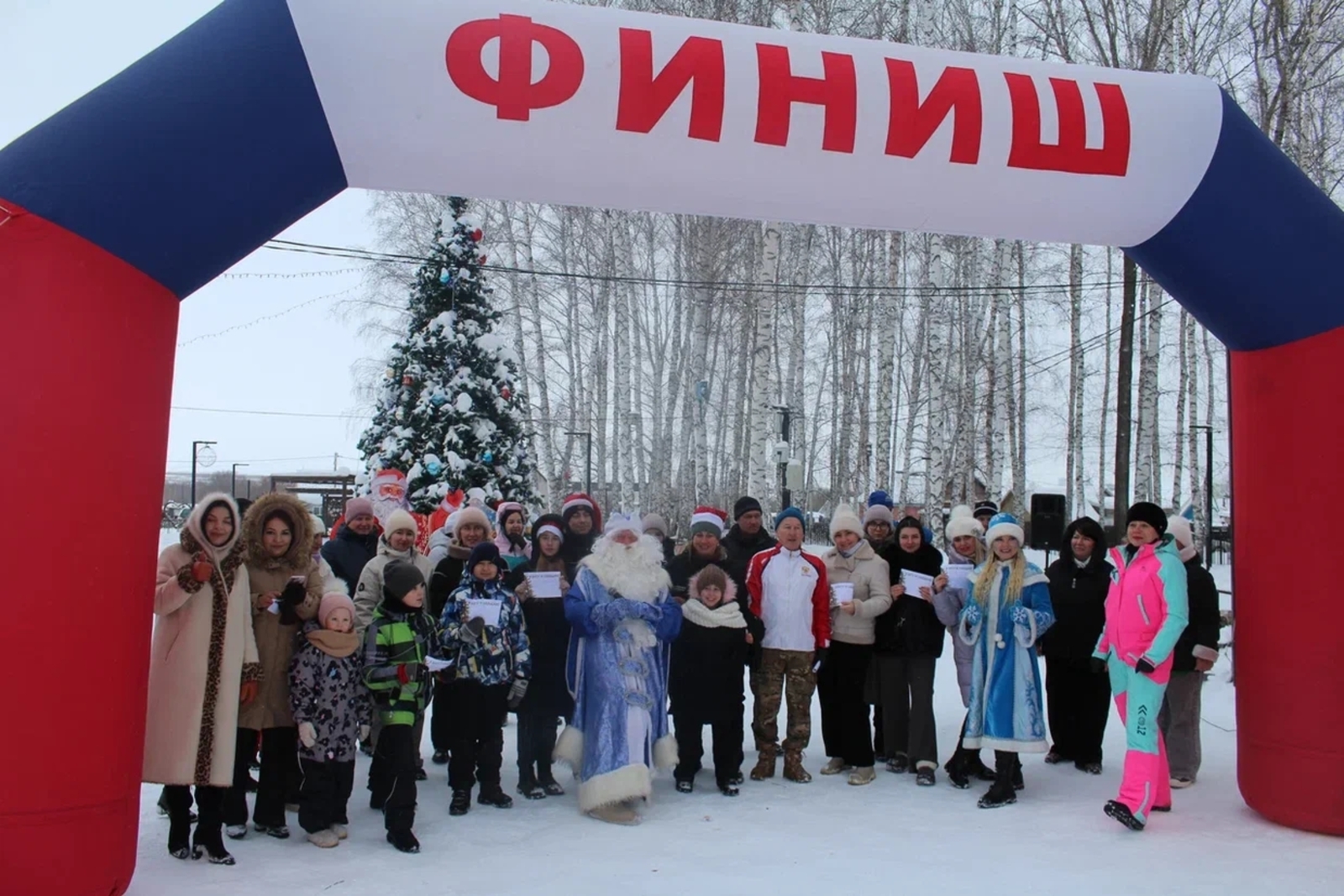 В Стерлитамакском районе прошёл новогодний «Забег обещаний»