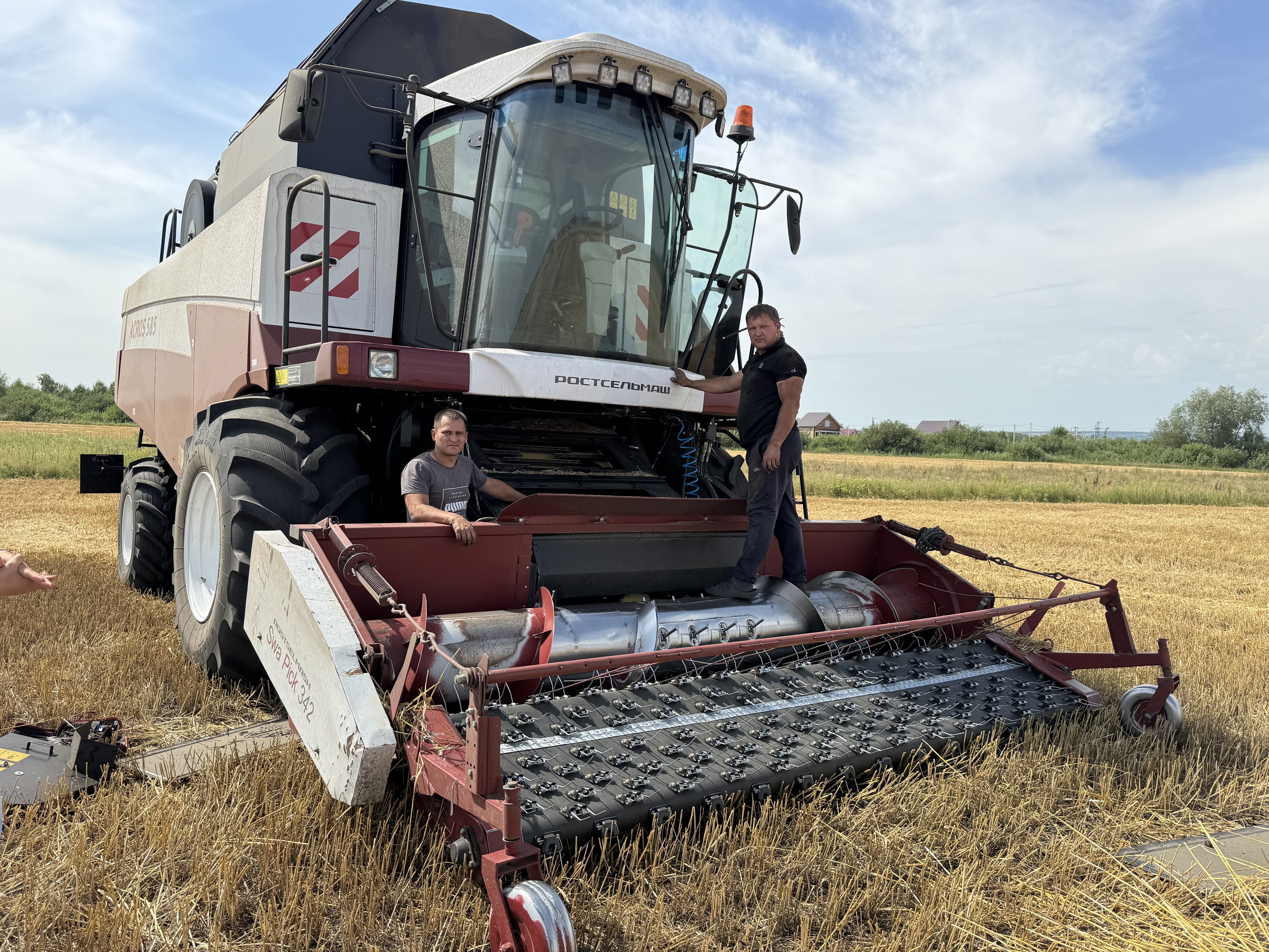 В Стерлитамакском районе Башкирии стартовала уборочная страда