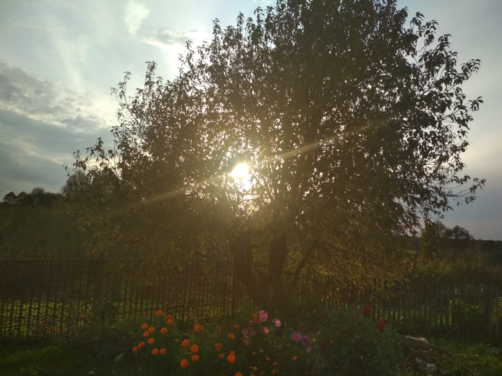 Тау артында кояш бар