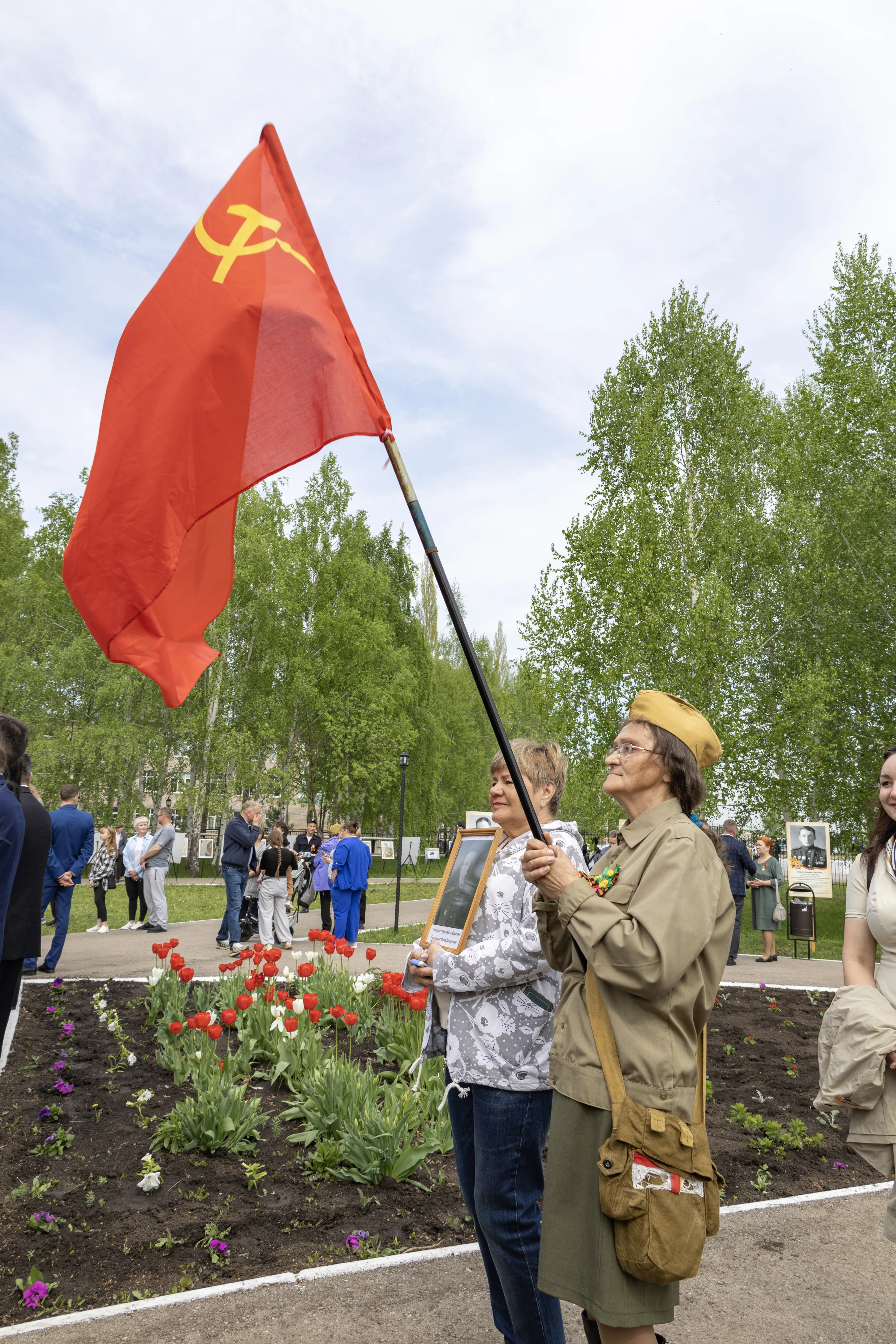 В Стерлитамакском районе в День Победы состоялся торжественный митинг