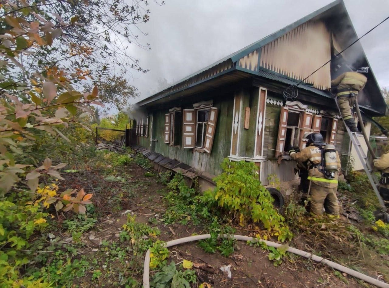 В Башкирии девочка вывела своих братьев и сестер из горящего дома