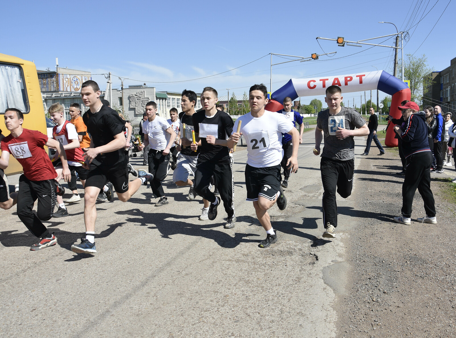 В Стерлитамакском районе прошла традиционная легкоатлетическая эстафета