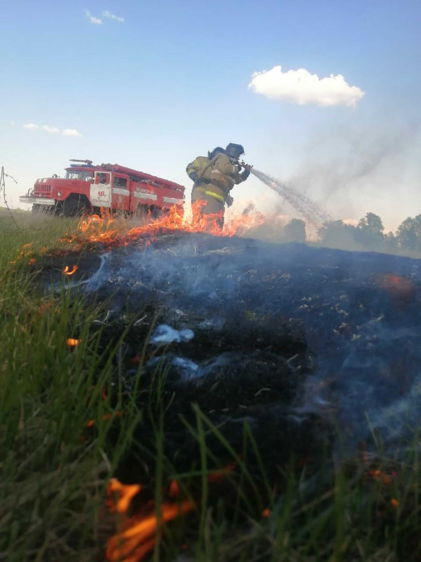 В ряде районов Башкирии прогнозируется 4 класс пожарной опасности