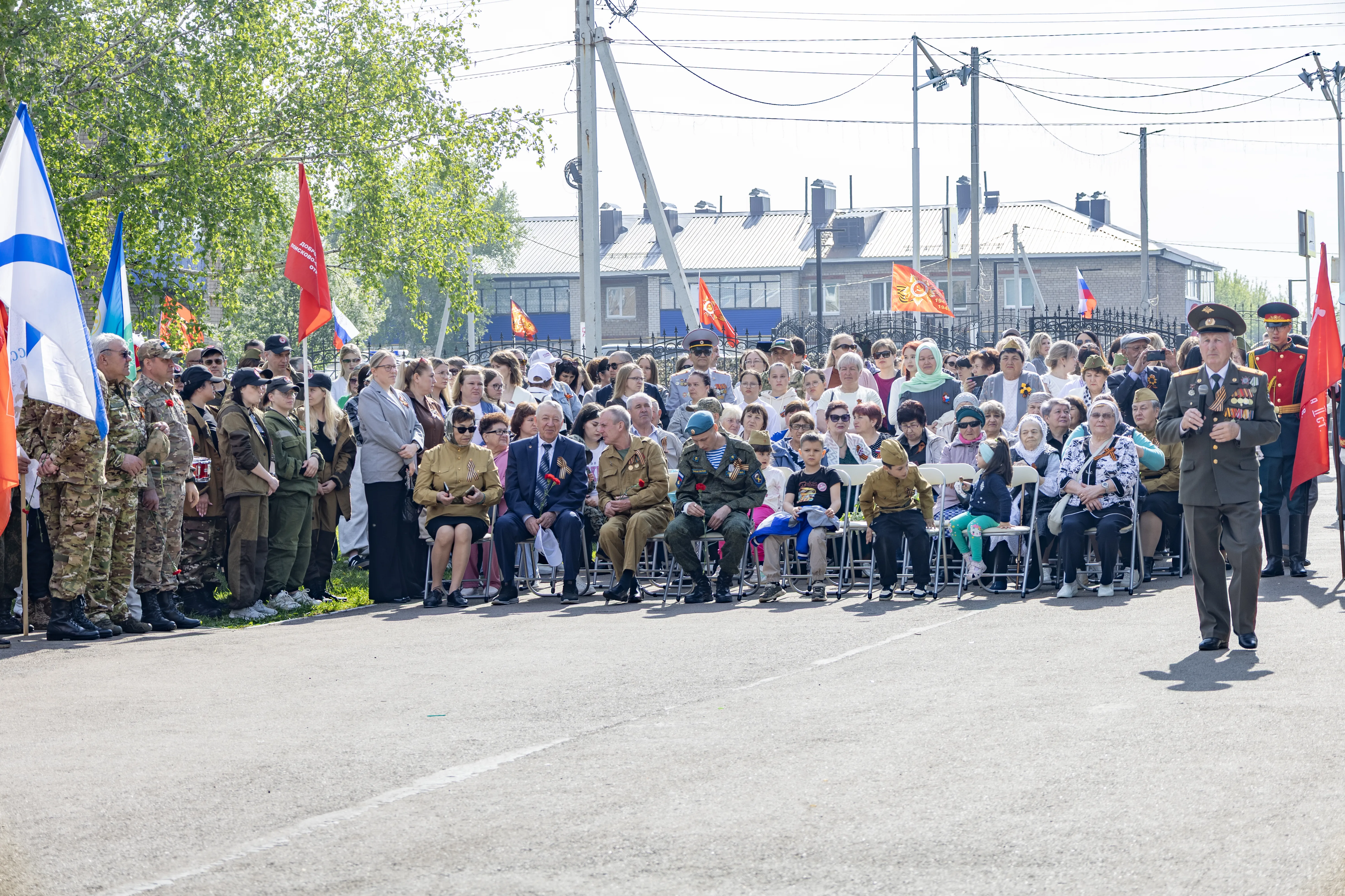 В Стерлитамакском районе в День Победы состоялся торжественный митинг